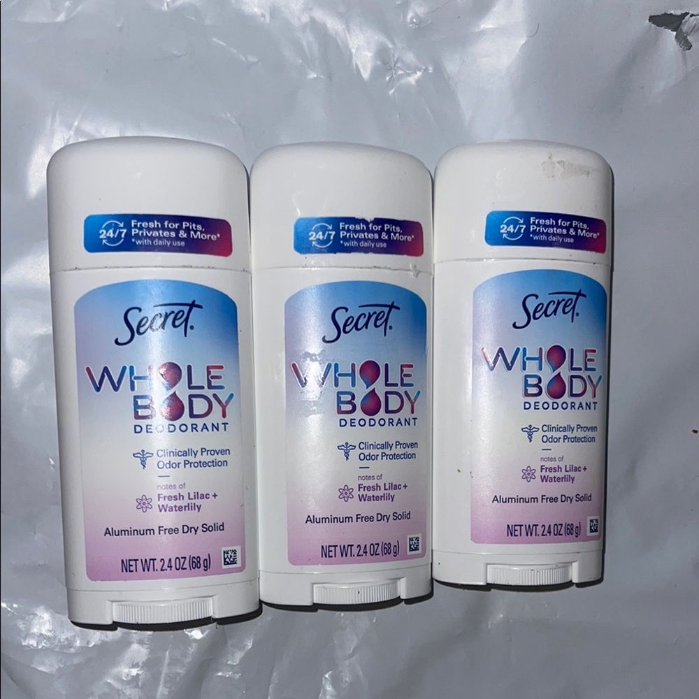 Secret Whole Body Stick Aluminum Free Deodorant for Women